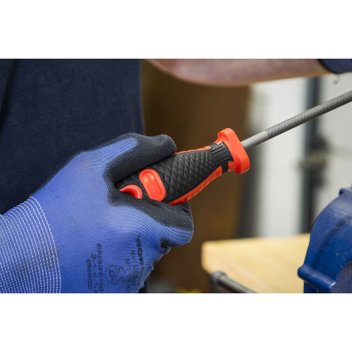 Sealey AK5862 Smooth Cut Round Engineer's File 200mm Sealey