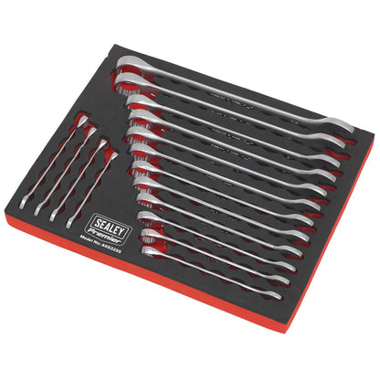 Sealey AK63255 Combination Spanner Set 16pc Metric Sealey
