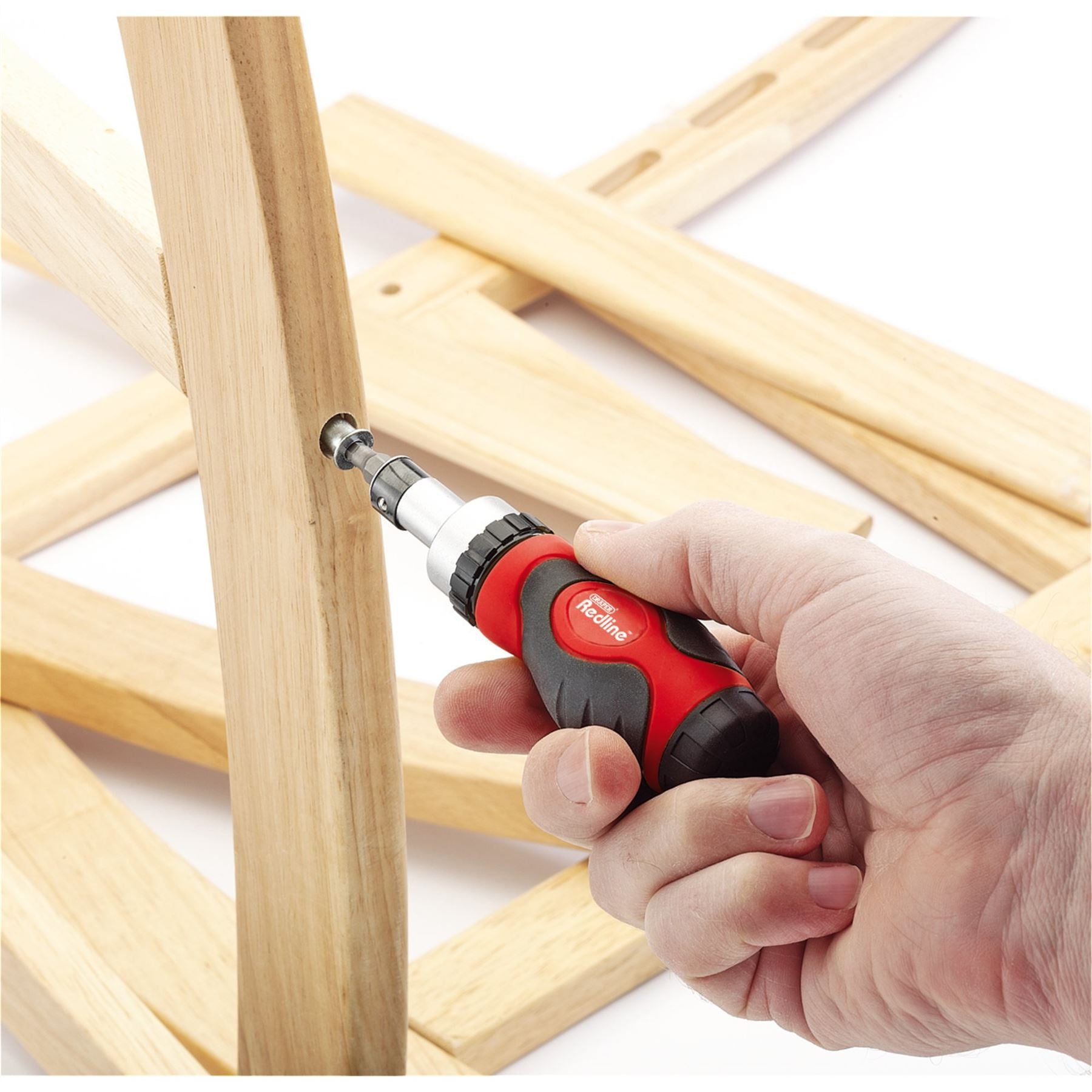 Draper 68924 Redline® Ratcheting Screwdriver and Bit Set 6 Piece Draper