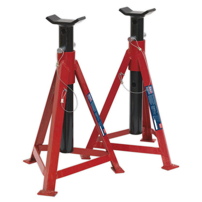 Sealey AS3000 Premier Axle Stands (Pair) 2.5 Tonne Capacity per Stand Medium Height Sealey