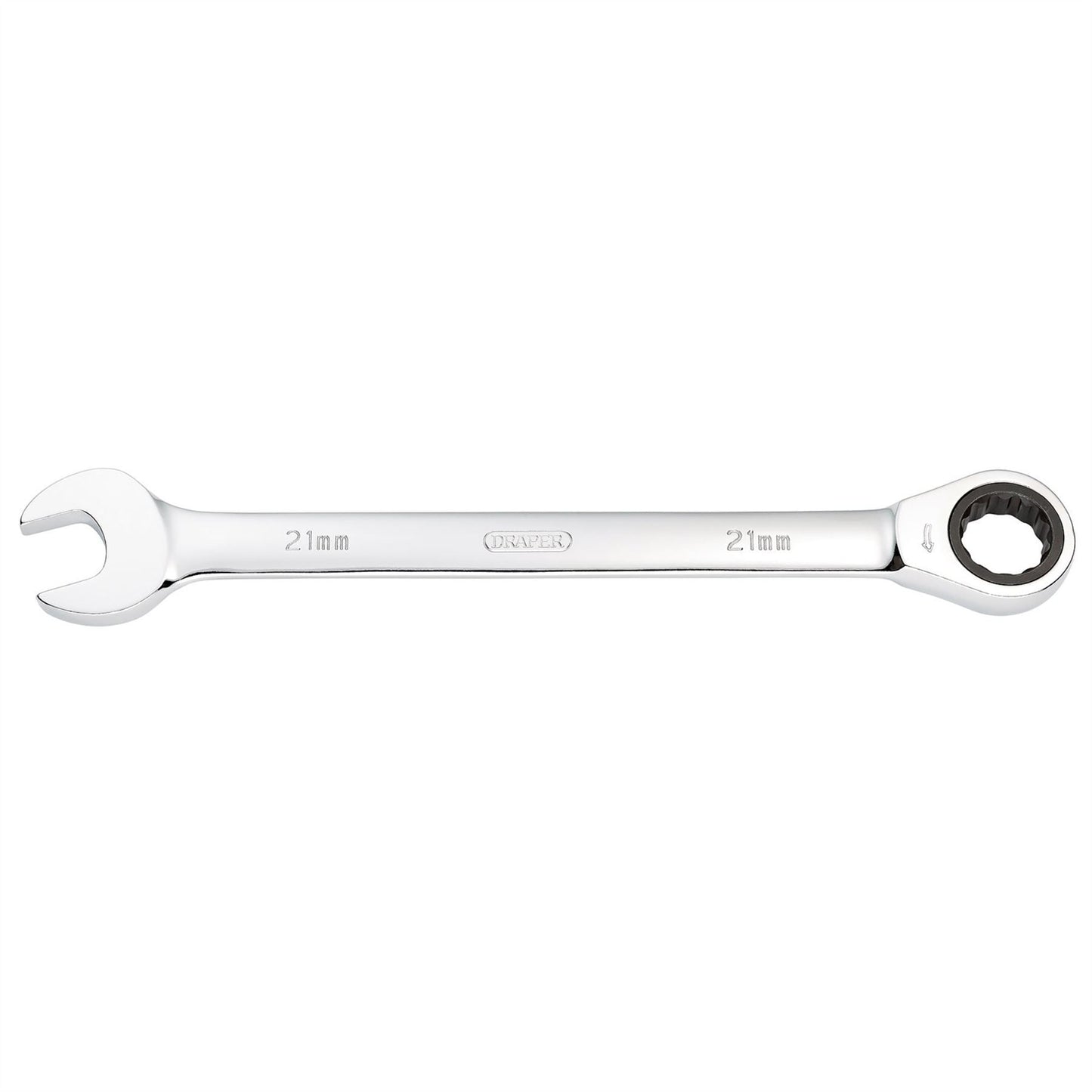 Draper 31020 Metric Ratcheting Combination Spanner 21mm Draper