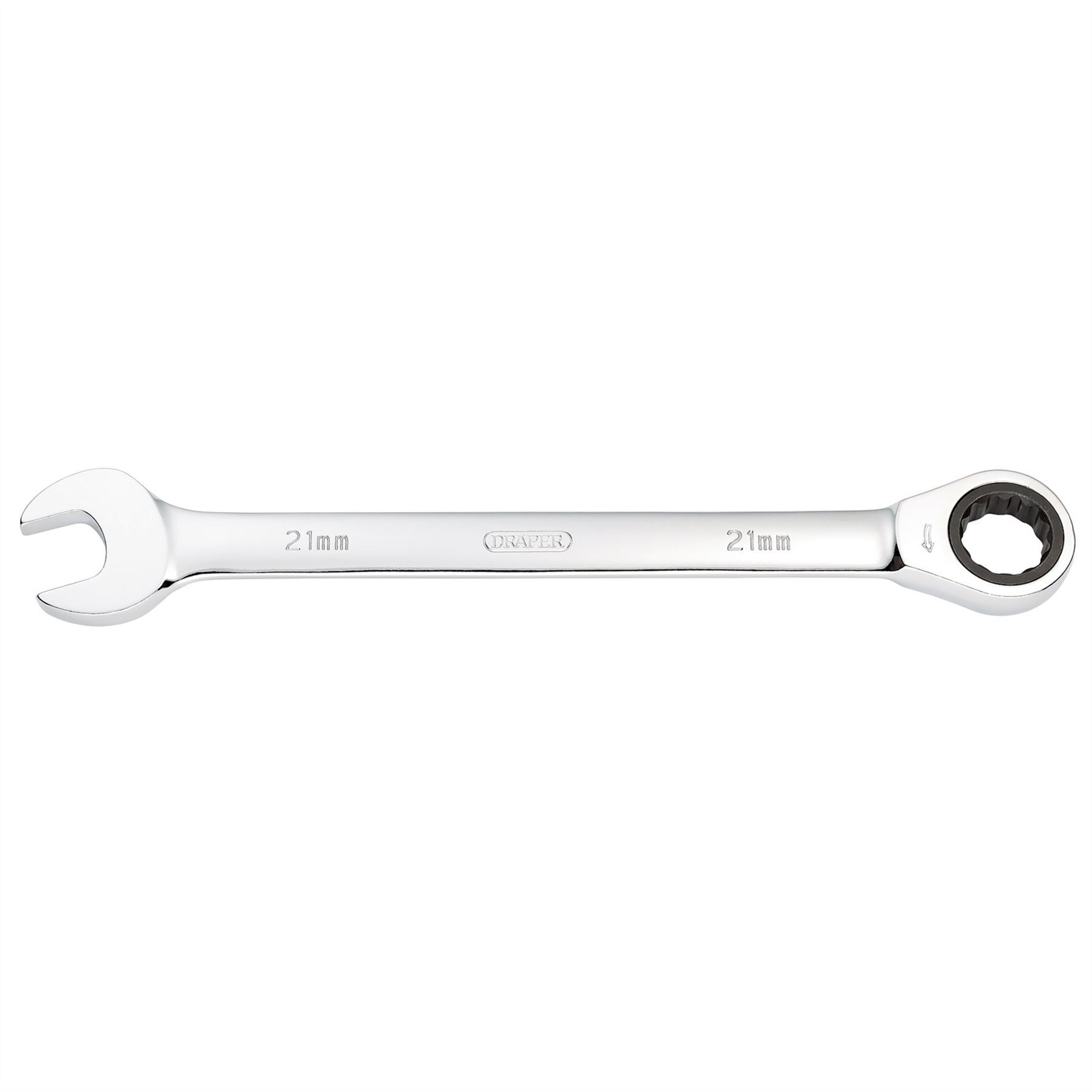 Draper 31020 Metric Ratcheting Combination Spanner 21mm Draper