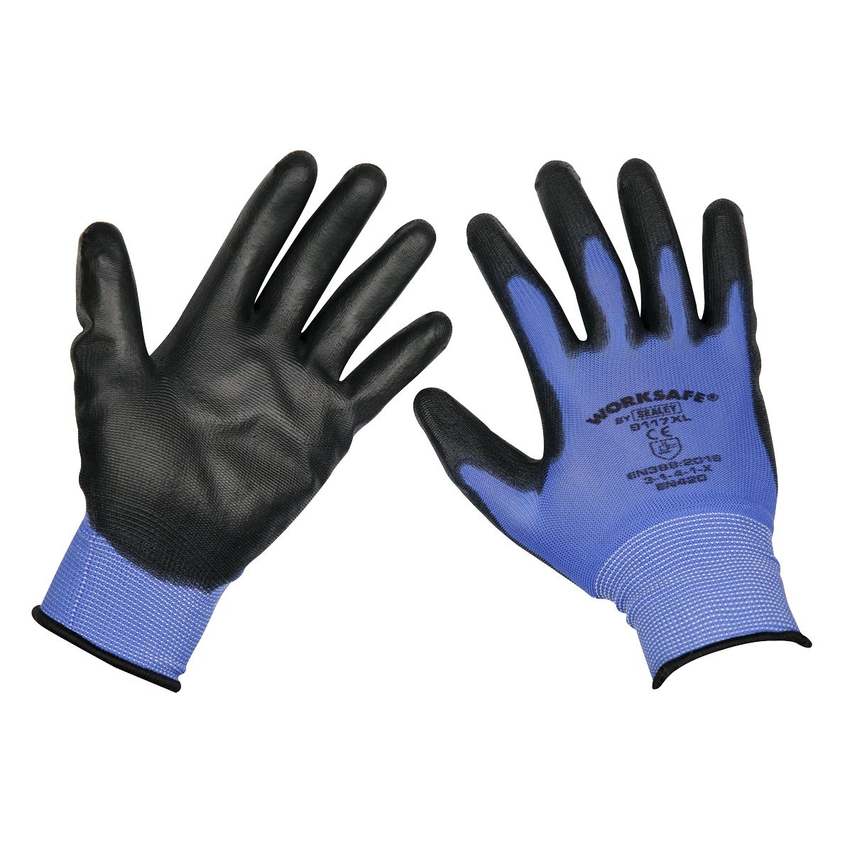 Sealey 9117XL Lightweight Precision Grip Gloves (X-Large) - Pair Sealey