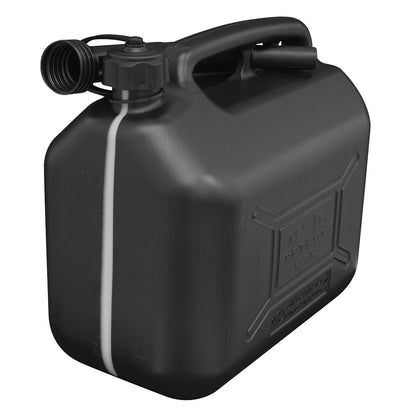 Sealey JC10PB Fuel Can 10L - Black Sealey