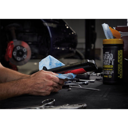 Draper 12436 Hard Graft Multipurpose Tuff-Texture Wipes Tub of 80 Draper