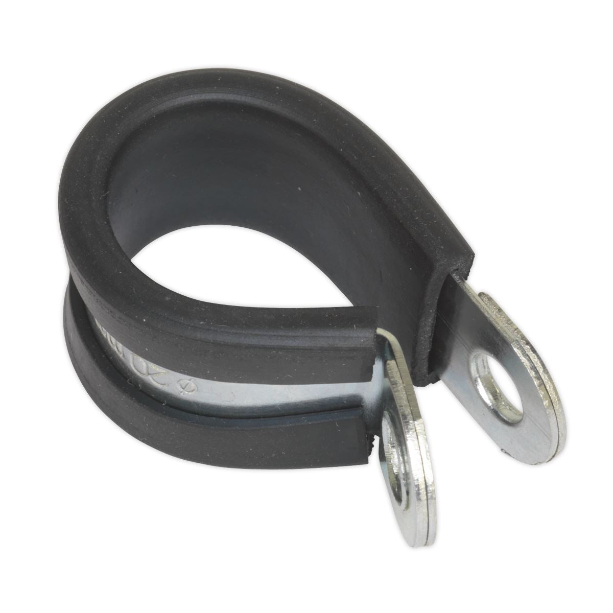 Sealey PCJ21 P-Clip Rubber Lined Ø21mm Pack of 25 Sealey