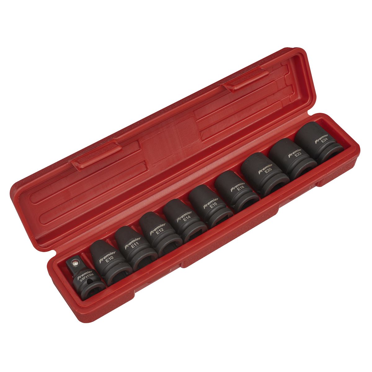 Sealey AK2301 Impact TRX-Star* Female Socket Set 10pc 1/2"Sq Drive Sealey