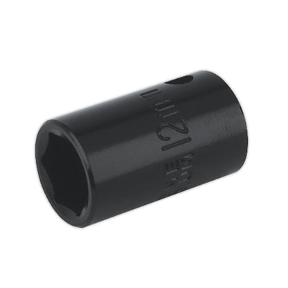Sealey IS3812 Impact Socket 12mm 3/8"Sq Drive Sealey