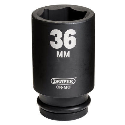 Draper 71940 Hi-TORQ® Deep Impact Socket 3/4" Sq. Dr. 36mm Draper
