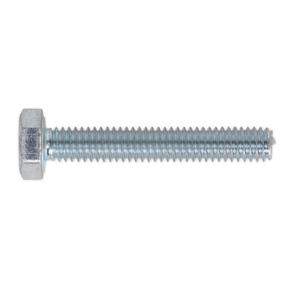 Sealey SS425 HT Setscrew M4 x 25mm 8.8 Zinc Pack of 50 Sealey