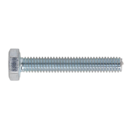 Sealey SS425 HT Setscrew M4 x 25mm 8.8 Zinc Pack of 50 Sealey