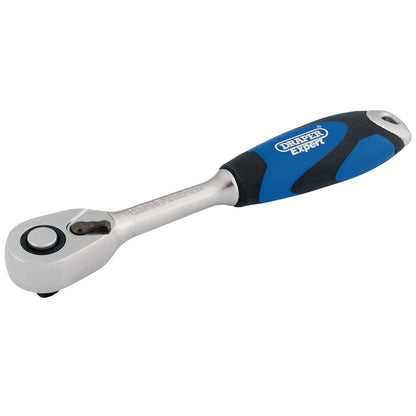 Draper 26502 Expert Soft Grip Reversible Ratchet 1/4" Sq. Dr. 72 Tooth Draper