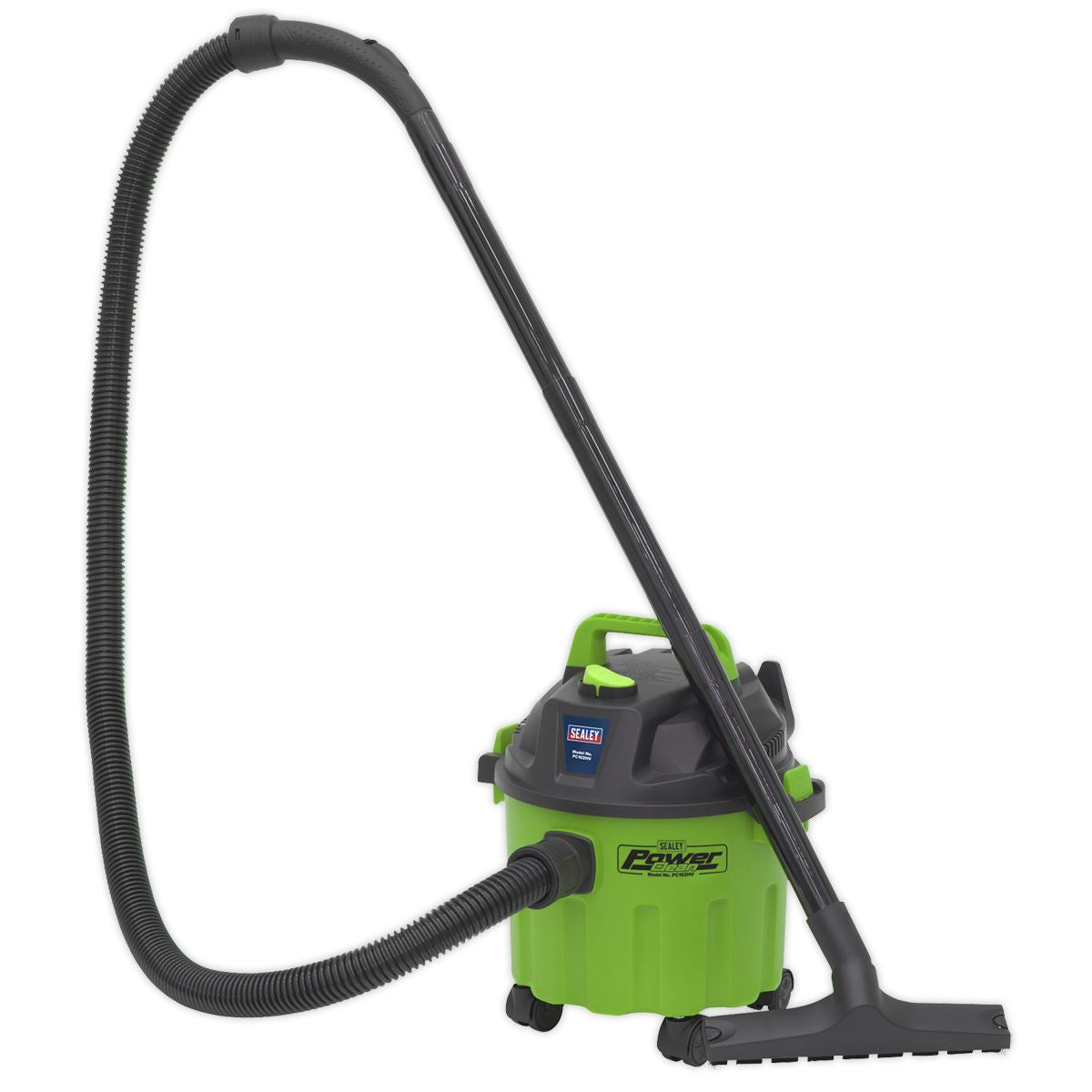 Sealey PC102HV Vacuum Cleaner Wet & Dry 10L 1000W/230V - Green Sealey