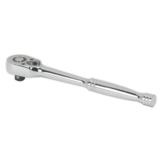 Sealey AK660 Ratchet Wrench 1/4"Sq Drive Pear-Head Flip Reverse Sealey