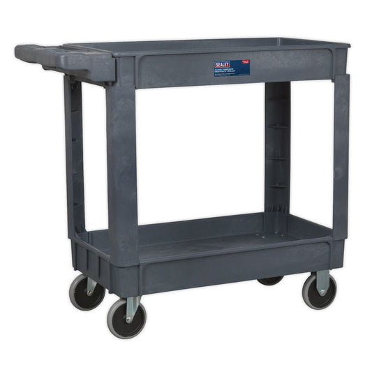 Sealey CX202 Trolley 2-Level Composite Heavy-Duty Sealey