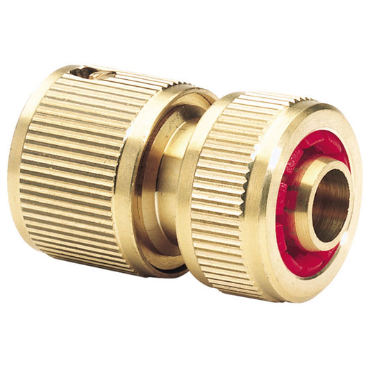 Draper 36202 Brass Hose Connector with Water Stop 1/2" Draper