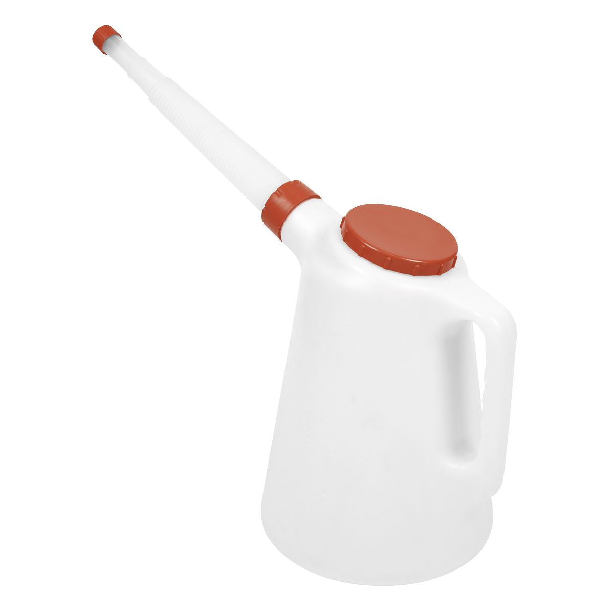 Sealey JDL5R Oil Container with Red Lid & Flexible Spout 5L Sealey