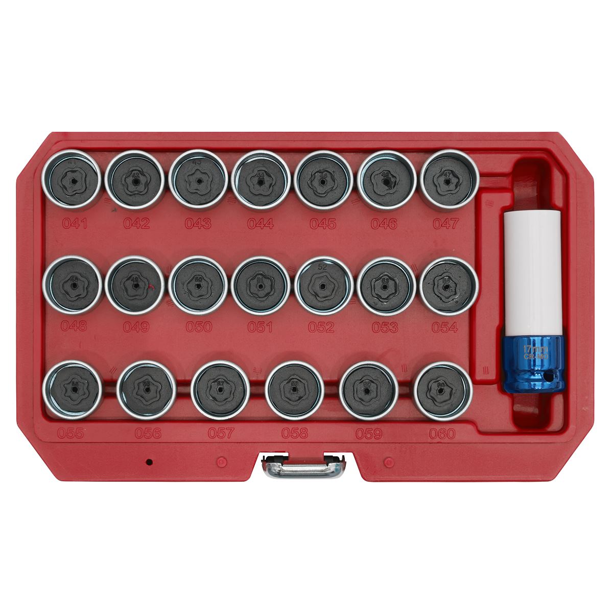 Sealey SX217 21pc Locking Wheel Nut Key Set - BMW Sealey