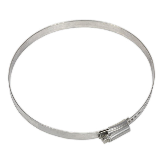 Sealey SHCSS6 Hose Clip Stainless Steel Ø130-150mm Pack of 5 Sealey