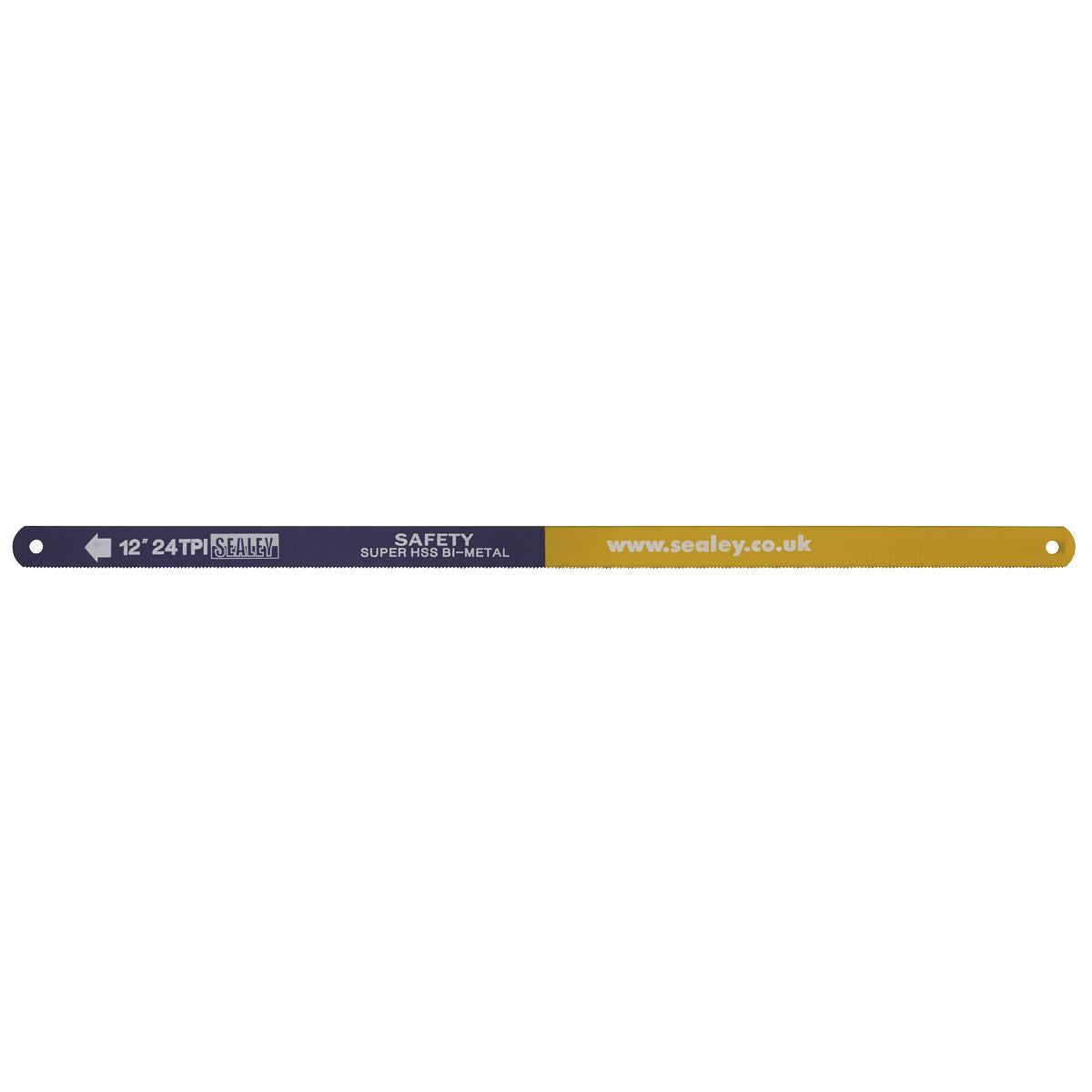 Sealey HSB0524 Hacksaw Blade 300mm HSS Bi-Metal 24tpi Pack of 5 Sealey