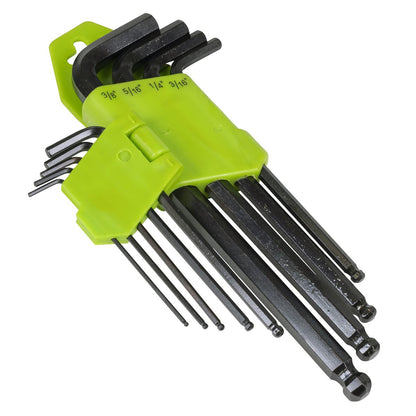 Siegen S01098 Ball-End Hex Key Set 9pc Long Imperial Siegen