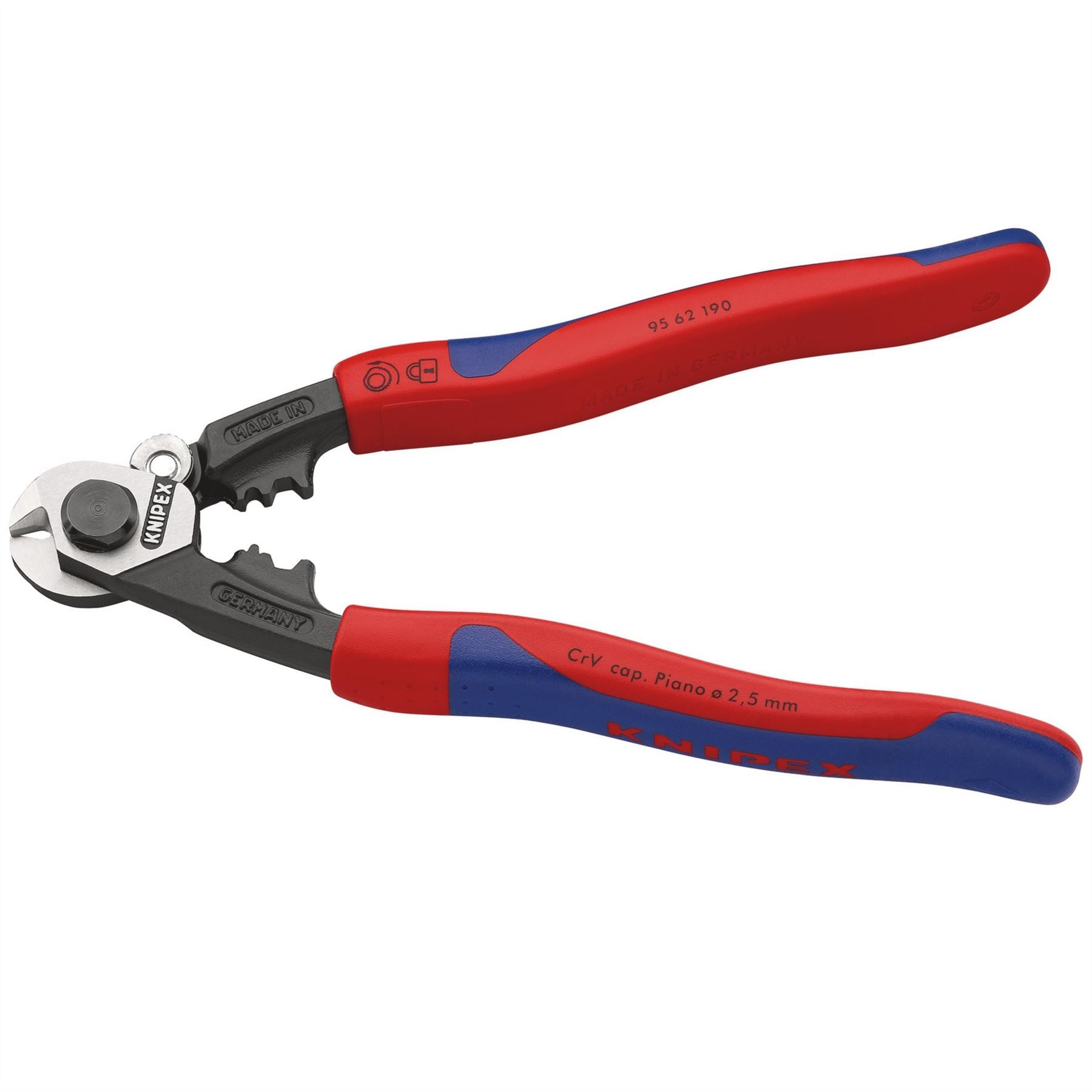 Knipex 36142 95 62 190 SB Wire Rope Cutter 190mm Knipex