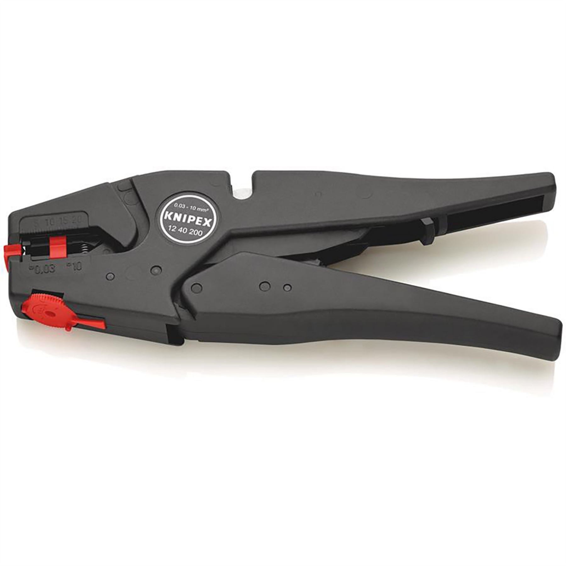 Knipex 88979 12 40 200SB Self Adjusting Insulation Stripper 200mm Knipex