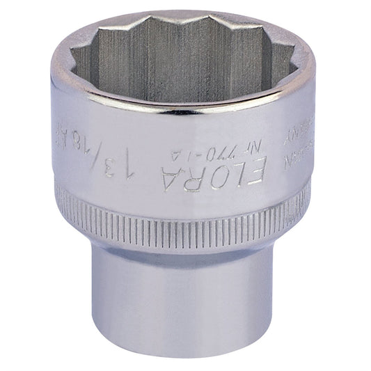 Elora 24509 Bi-Hexagon Socket 1/2" Sq. Dr. 1.3/16" Elora