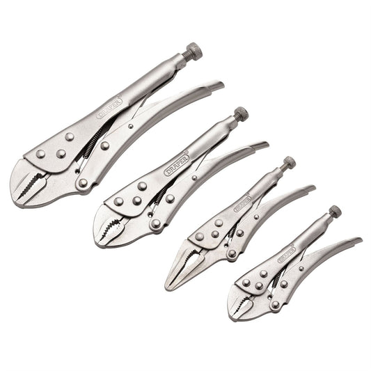 Draper 35373 Locking Pliers Set 4 Piece Draper