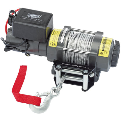 Draper 24441 Expert Quality 12V Recovery Winch 1134kg Draper