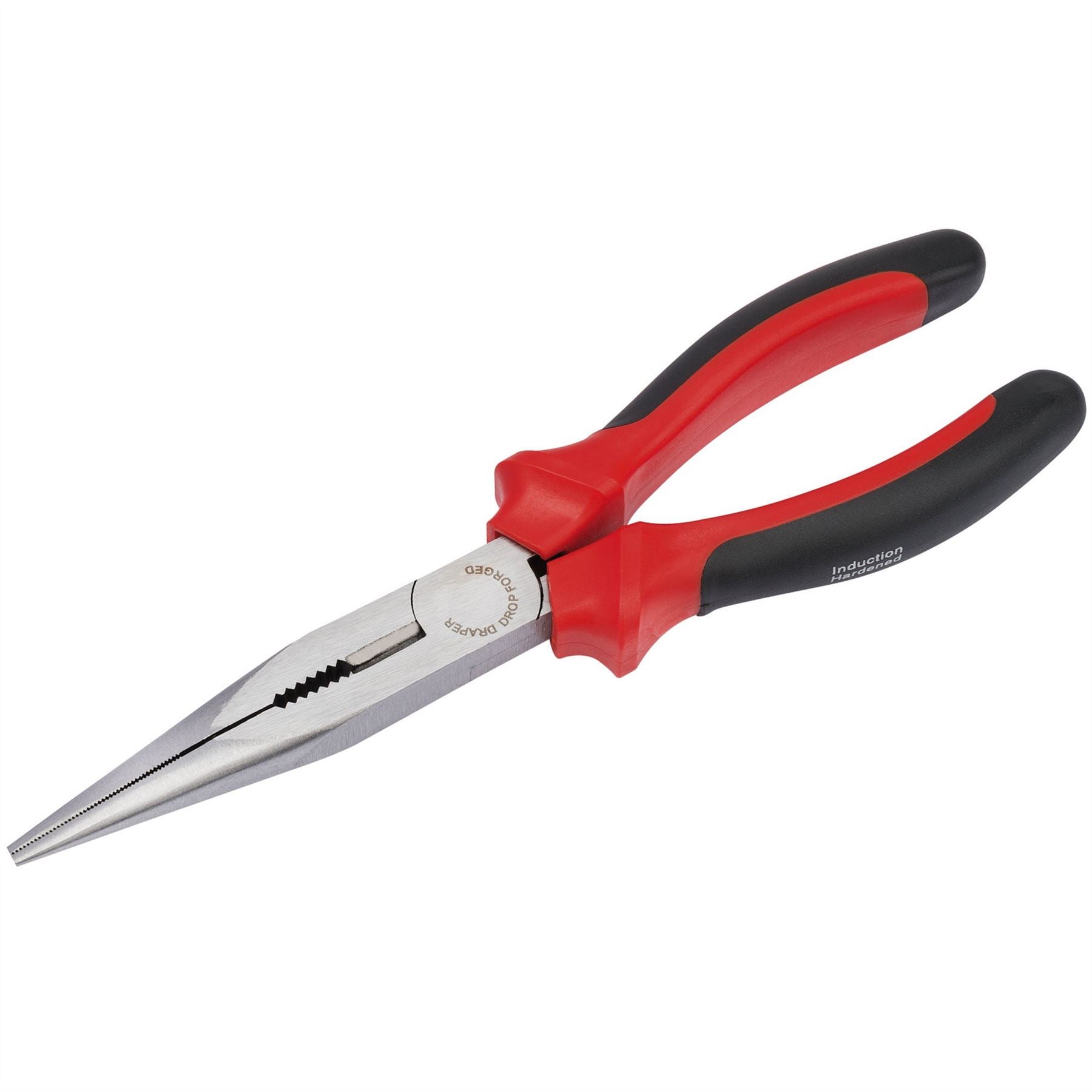 Draper 68300 Redline® Heavy Duty Long Nose Pliers with Soft Grip Handles 200mm Draper