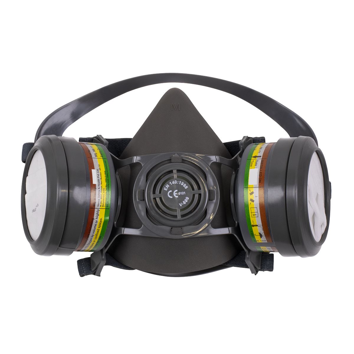 Sealey 9360/63 Half Mask with ABEK1 P2R Filter Cartridges Sealey