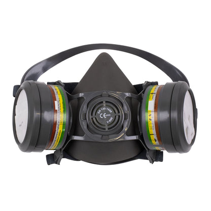 Sealey 9360/63 Half Mask with ABEK1 P2R Filter Cartridges Sealey