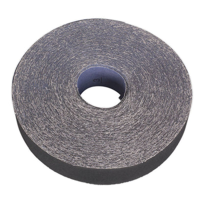 Sealey ER255040 Emery Roll Blue Twill 25mm x 50m 40Grit Sealey