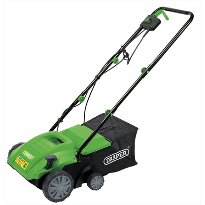 Draper 97921 230V 2-in-1 Lawn Aerator and Scarifier 320mm 1500W Draper