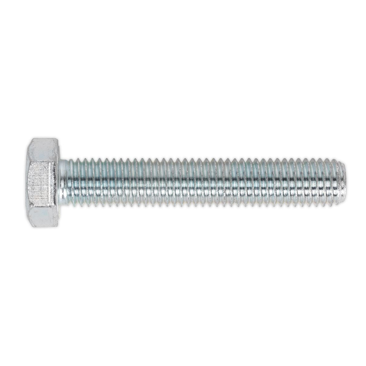 Sealey SS1480 HT Setscrew M14 x 80mm 8.8 Zinc Pack of 10 Sealey
