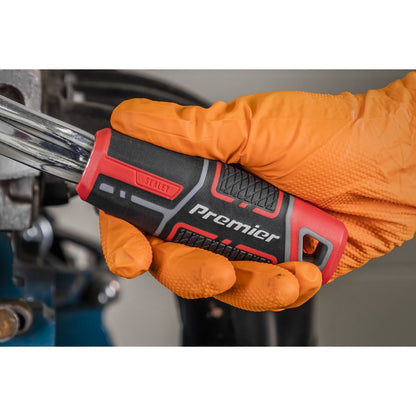 Sealey AK8938 Ratchet Wrench 3/8"Sq Drive Offset Pear-Head with Flip Reverse Sealey