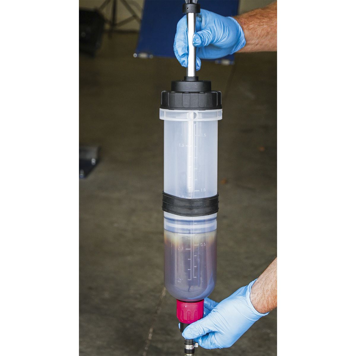 Sealey VS405 Oil Inspection Syringe 1.5L Sealey