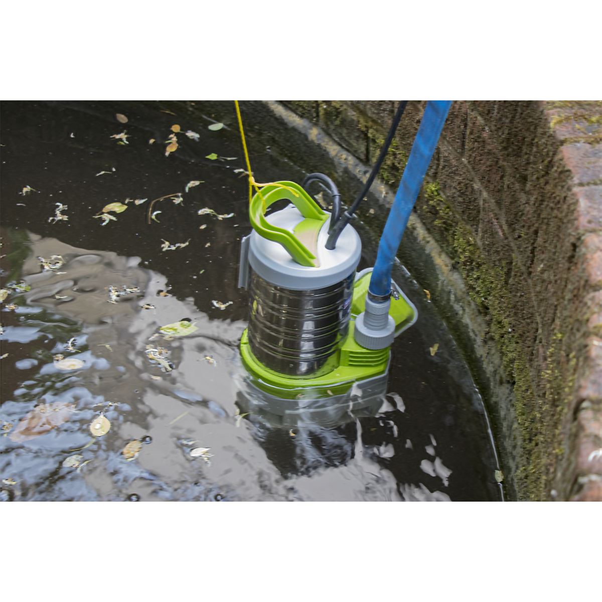 Sealey WPS225P Submersible Stainless Water Pump Automatic Dirty Water 225L/min 230V Sealey