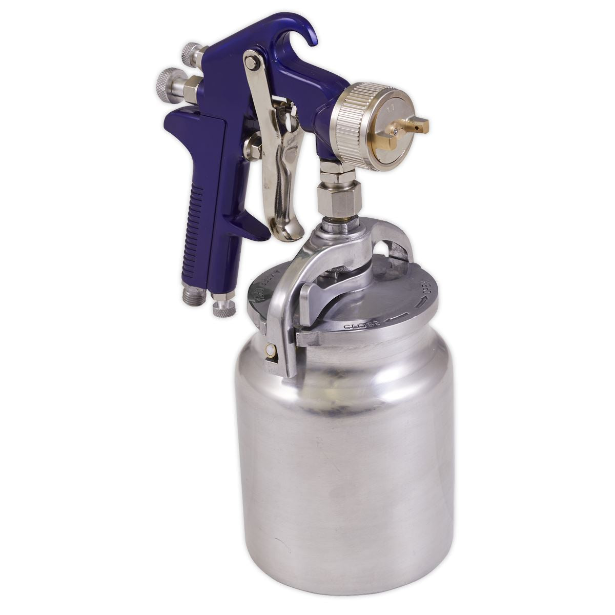 Sealey S717 Suction Feed Spray Gun 1.7mm Set-Up Sealey