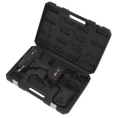 Sealey CP1812 Cordless Impact Wrench 18V 4Ah Lithium-ion 1/2"Sq Drive Sealey