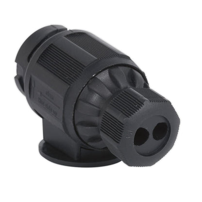 Sealey TB54 Towing Plug 13-Pin Euro Plastic 12V Twin Inlet Sealey