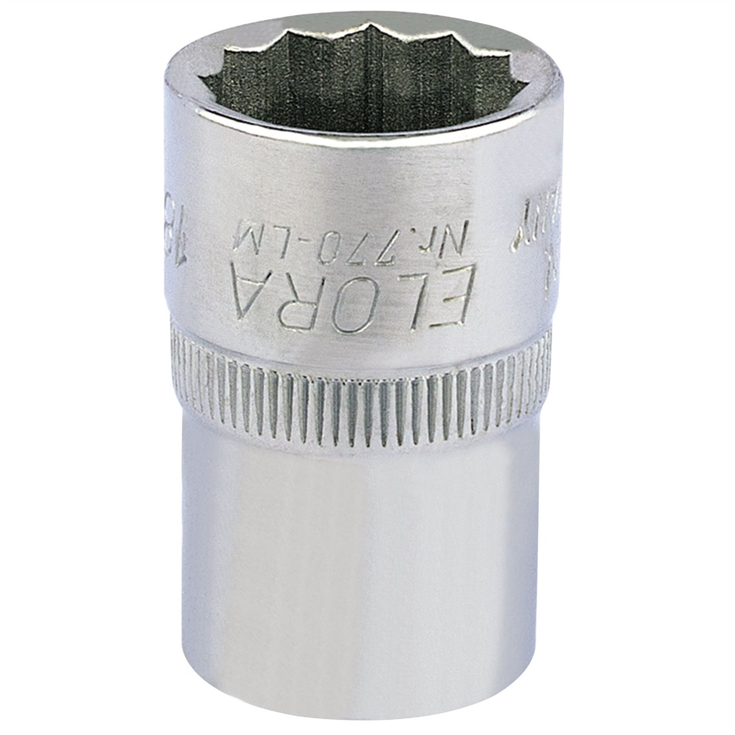 Elora 24632 Bi-Hexagon Socket 1/2" Sq. Dr. 18mm Elora