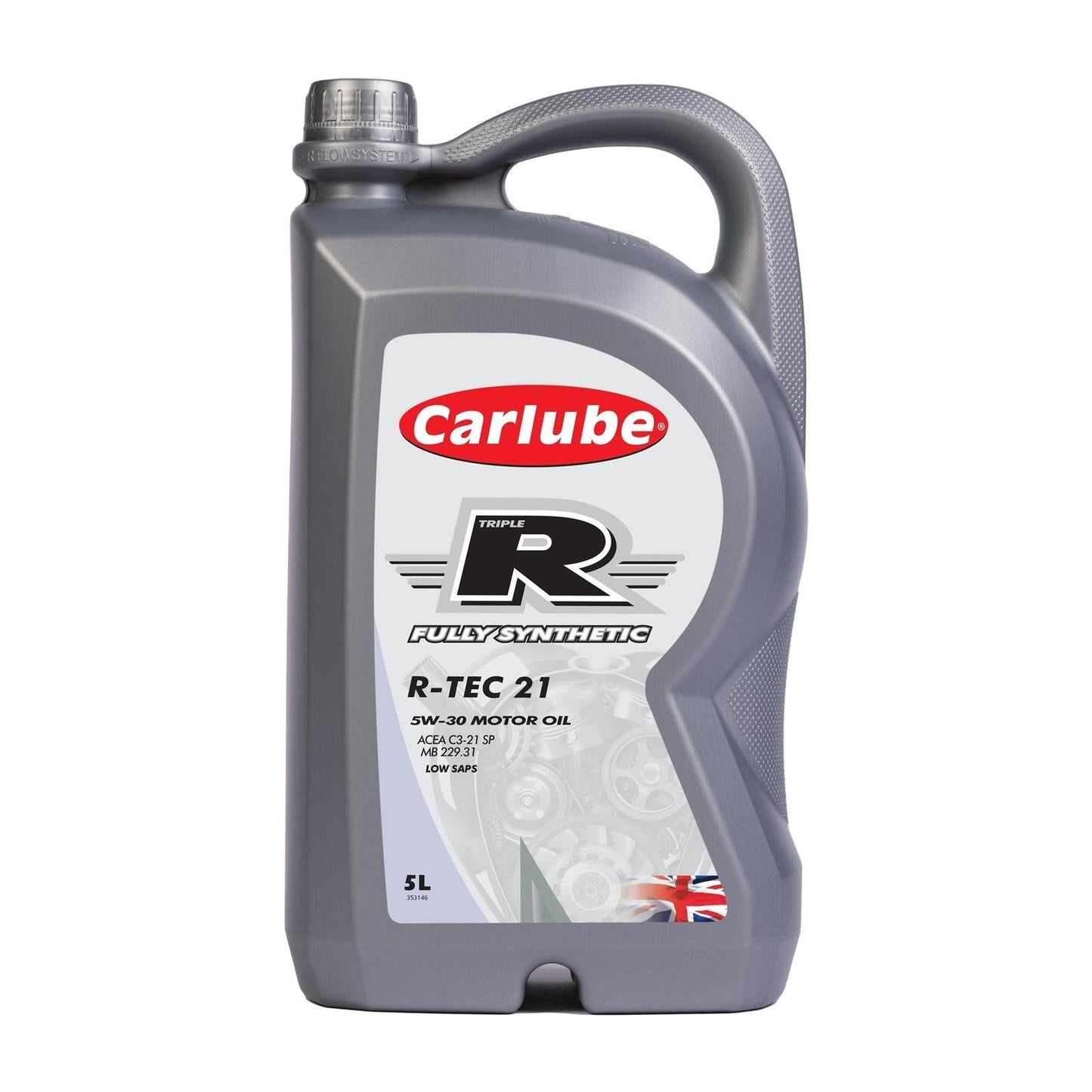 Carlube Triple R 5W30 Fully Synthetic Engine Oil 5L Long Life Motor Car Petrol Diesel Carlube