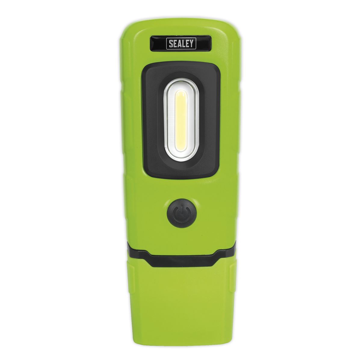 Sealey LED3601G Rechargeable 360° Inspection Light 3W COB & 1W SMD LED Green Lithium-Polymer Sealey