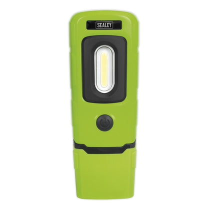 Sealey LED3601G Rechargeable 360° Inspection Light 3W COB & 1W SMD LED Green Lithium-Polymer Sealey