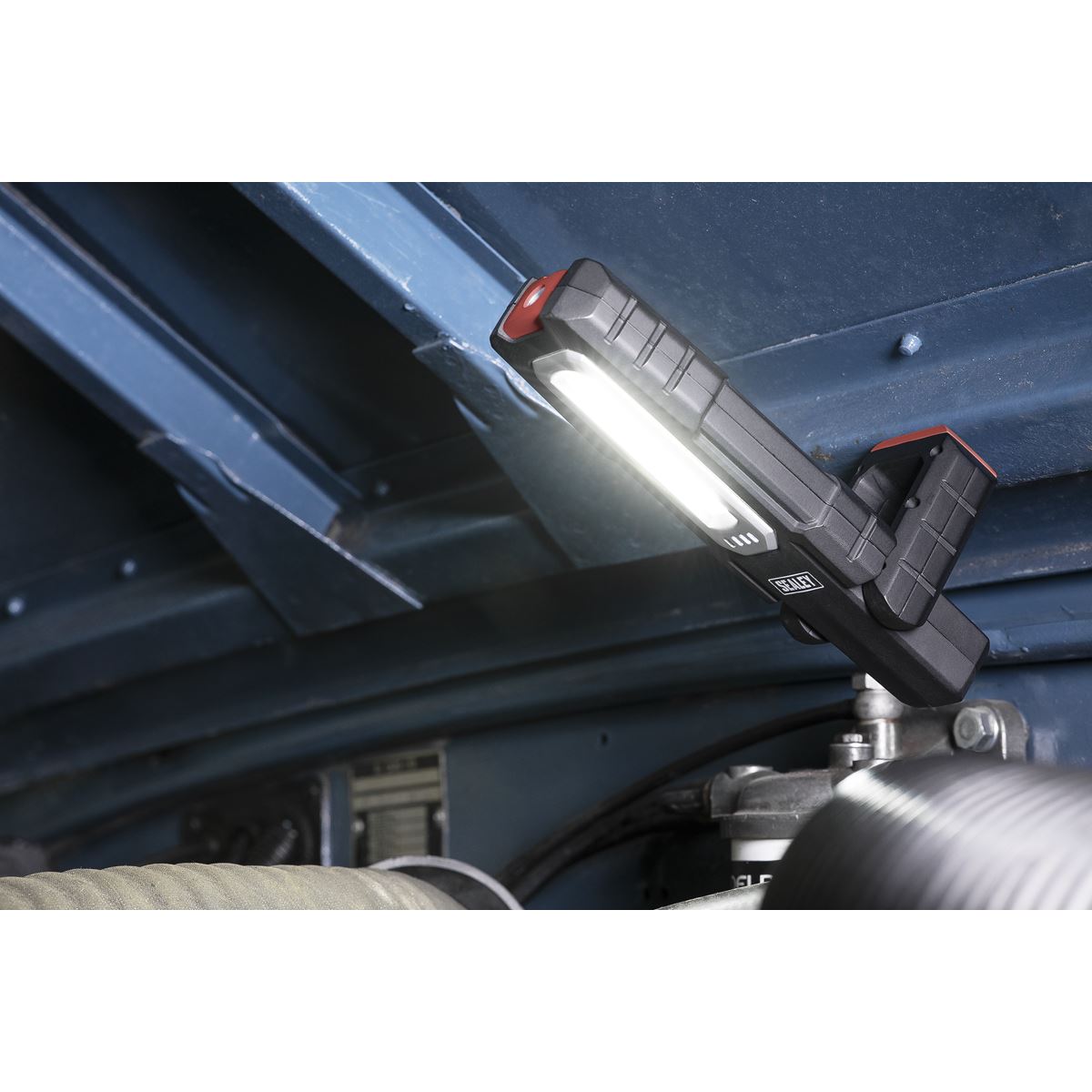 Sealey LEDWCBCOMBO5 Inspection Light 5W COB & 1W SMD LED (x2) & Double Wireless Charging Base Sealey