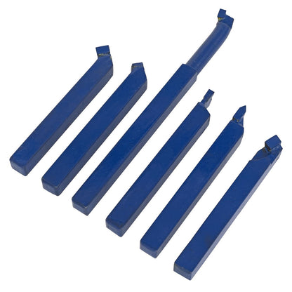 Sealey AK1122 Lathe Turning Tool Set 6pc 10mm x 10mm Sealey