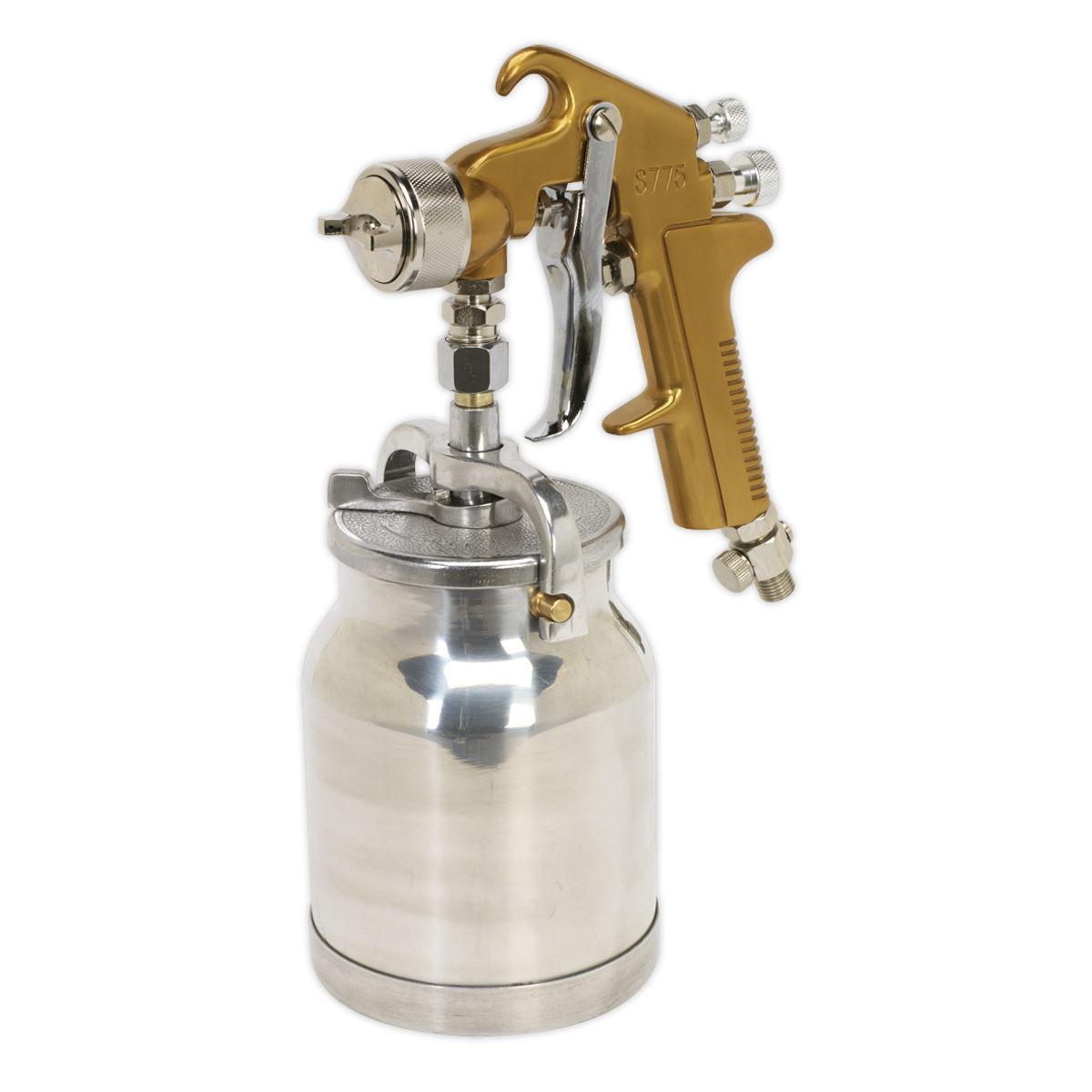 Sealey S775 Spray Gun Suction Feed - 1.7mm Set-Up Sealey