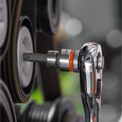 Sealey AK6252 Premier Platinum Series Hex & TRX-Star* Socket Bit Set 3/8"Sq Drive 18pc Sealey